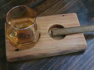 Cigar and Beverage Tray